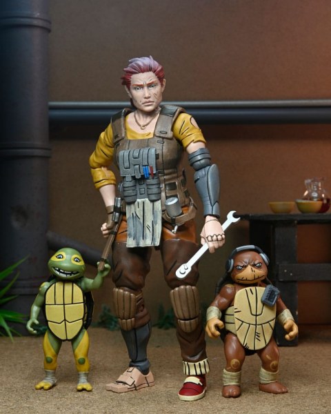 Ninja Turtles (The Last Ronin The Lost Years) figurine Synja Grammy April with Baby Yi & Moja 18 cm