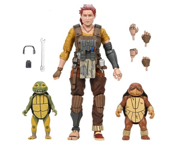 Ninja Turtles (The Last Ronin The Lost Years) figurine Synja Grammy April with Baby Yi & Moja 18 cm