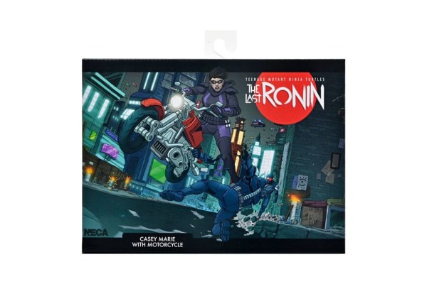Ninja Turtles (The Last Ronin The Lost Years) figurine Casey Marie with Last Ronin Motorcycle 18 cm