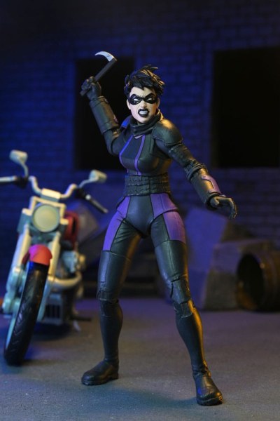Ninja Turtles (The Last Ronin The Lost Years) figurine Casey Marie with Last Ronin Motorcycle 18 cm