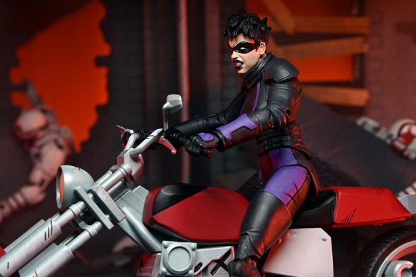 Ninja Turtles (The Last Ronin The Lost Years) figurine Casey Marie with Last Ronin Motorcycle 18 cm