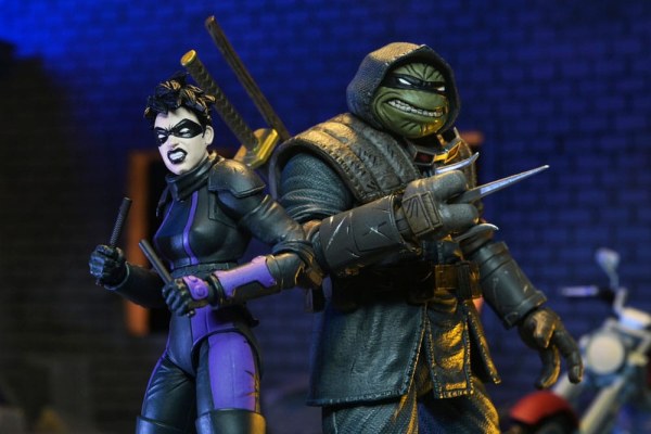 Ninja Turtles (The Last Ronin The Lost Years) figurine Casey Marie with Last Ronin Motorcycle 18 cm