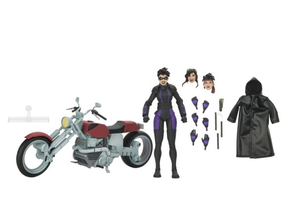 Ninja Turtles (The Last Ronin The Lost Years) figurine Casey Marie with Last Ronin Motorcycle 18 cm