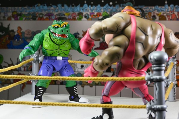 Ninja Turtles (Archie Comics) Stump Wrestling Leatherhead figurine 18 cm