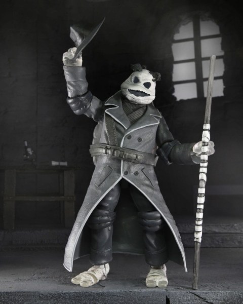 Universal Monsters x Teenage Mutant Ninja Turtles pack 4 Turtles Black & White figurines 18 cm