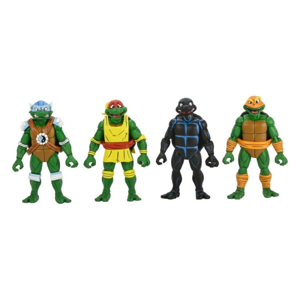 Ninja Turtles (Archie Comics) figurines Pack of 4 Stump Wrestling Turtles 18 cm