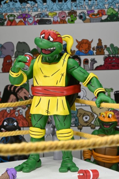 Ninja Turtles (Archie Comics) figurines Pack of 4 Stump Wrestling Turtles 18 cm