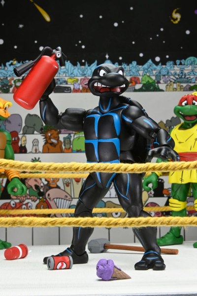 Ninja Turtles (Archie Comics) figurines Pack of 4 Stump Wrestling Turtles 18 cm