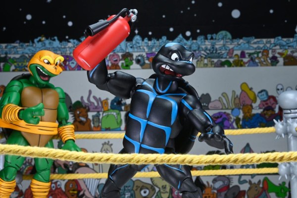 Ninja Turtles (Archie Comics) figurines Pack of 4 Stump Wrestling Turtles 18 cm