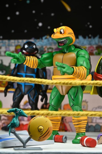 Ninja Turtles (Archie Comics) figurines Pack of 4 Stump Wrestling Turtles 18 cm