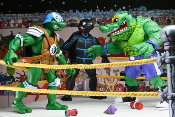 Ninja Turtles (Archie Comics) figurines Pack of 4 Stump Wrestling Turtles 18 cm
