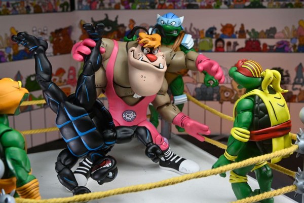Ninja Turtles (Archie Comics) figurines Pack of 4 Stump Wrestling Turtles 18 cm