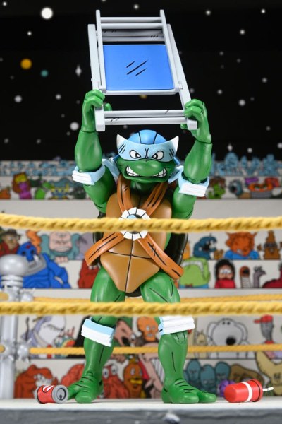 Ninja Turtles (Archie Comics) figurines Pack of 4 Stump Wrestling Turtles 18 cm