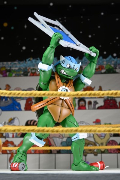 Ninja Turtles (Archie Comics) figurines Pack of 4 Stump Wrestling Turtles 18 cm