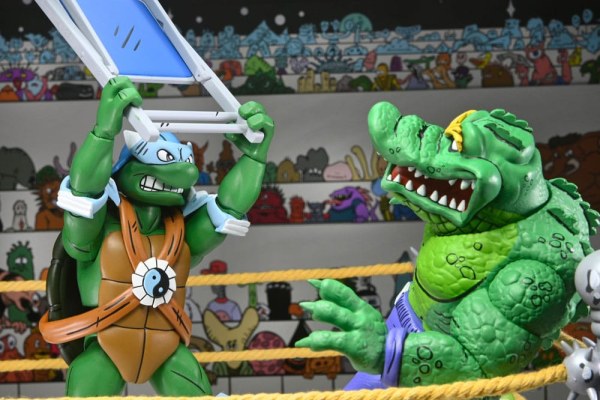 Ninja Turtles (Archie Comics) figurines Pack of 4 Stump Wrestling Turtles 18 cm