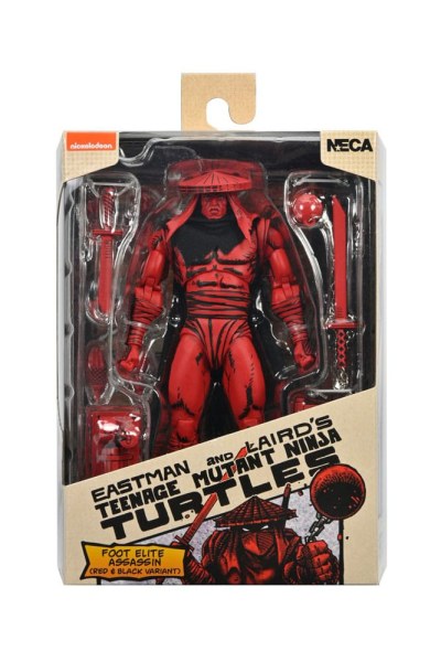 Ninja Turtles (Mirage Comics) Red and Black Foot Assassin figurine 18 cm