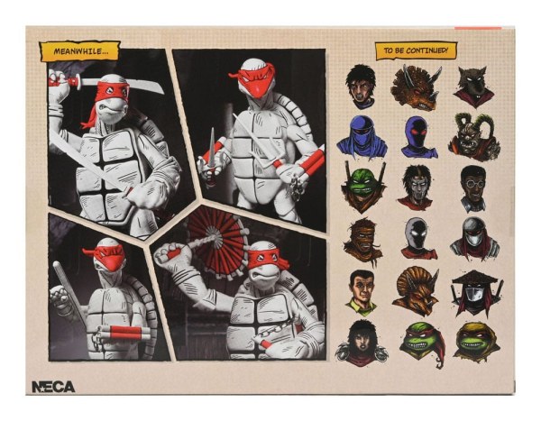 Ninja Turtles (Mirage Comics) pack of 2 Black and White First Turtles figurines 18 cm