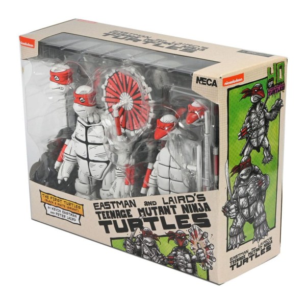 Ninja Turtles (Mirage Comics) pack of 2 Black and White First Turtles figurines 18 cm