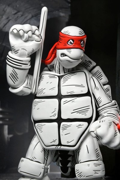 Ninja Turtles (Mirage Comics) pack of 2 Black and White First Turtles figurines 18 cm