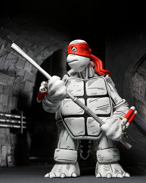 Ninja Turtles (Mirage Comics) pack of 2 Black and White First Turtles figurines 18 cm
