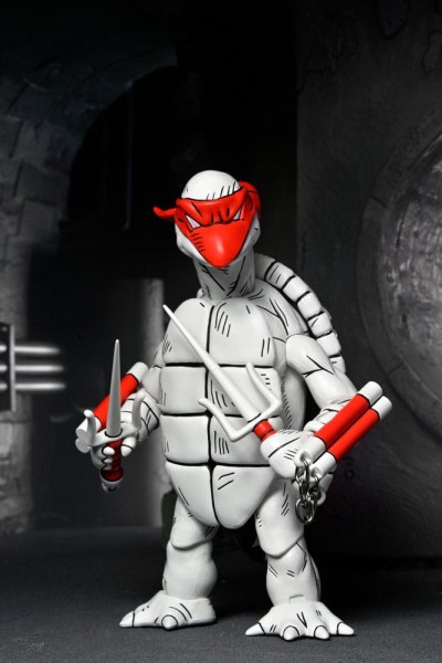 Ninja Turtles (Mirage Comics) pack of 2 Black and White First Turtles figurines 18 cm