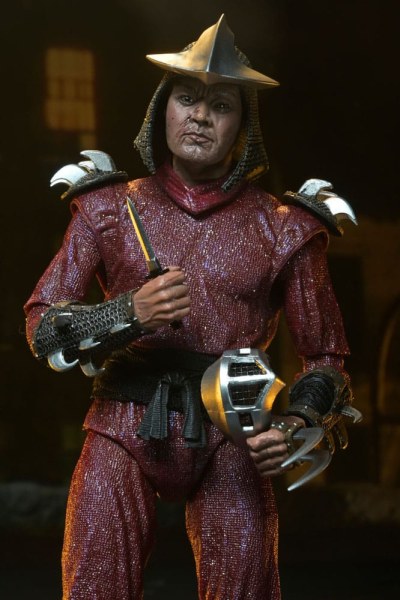 Ninja Turtles (1990 Movie) Roof Top Battle Shredder vs Leo figurine 18 cm