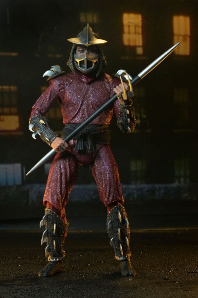 Ninja Turtles (1990 Movie) Roof Top Battle Shredder vs Leo figurine 18 cm