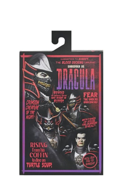 Ninja Turtles x Universal Monsters Shredder as Dracula Classic Colors figurines 18 cm
