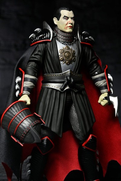 Ninja Turtles x Universal Monsters Shredder as Dracula Classic Colors figurines 18 cm