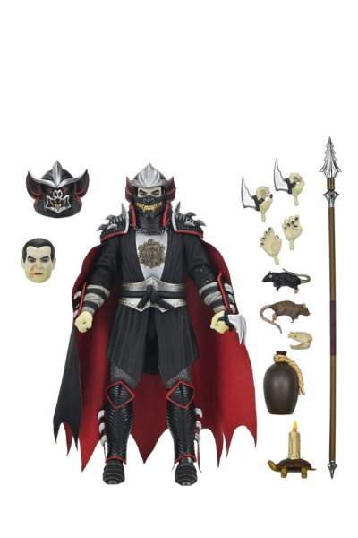 Ninja Turtles x Universal Monsters Shredder as Dracula Classic Colors figurines 18 cm