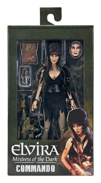 Elvira, Mistress of the Dark Clothed Commando Elvira 20 cm figurine