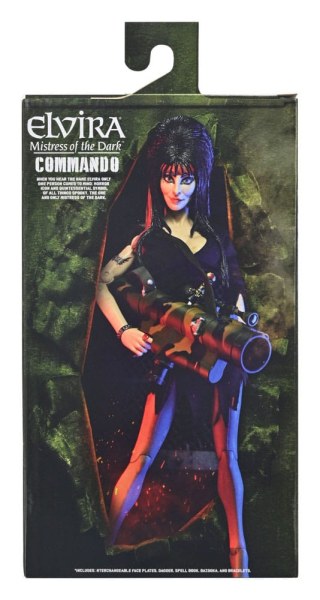 Elvira, Mistress of the Dark Clothed Commando Elvira 20 cm figurine