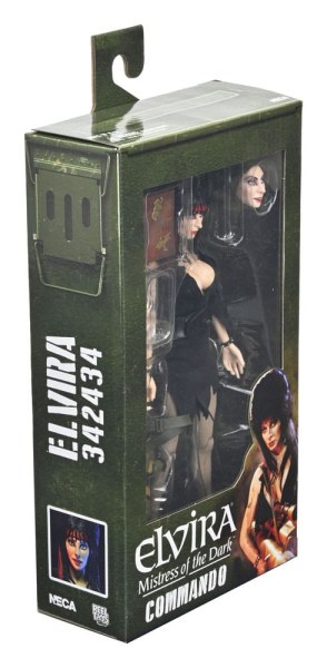 Elvira, Mistress of the Dark Clothed Commando Elvira 20 cm figurine