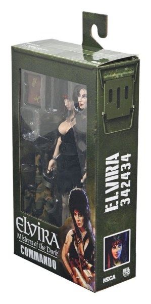 Elvira, Mistress of the Dark Clothed Commando Elvira 20 cm figurine