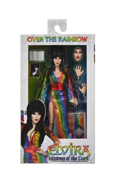 Elvira, Mistress of the Dark figurine Clothed Over the Rainbow Elvira 20 cm