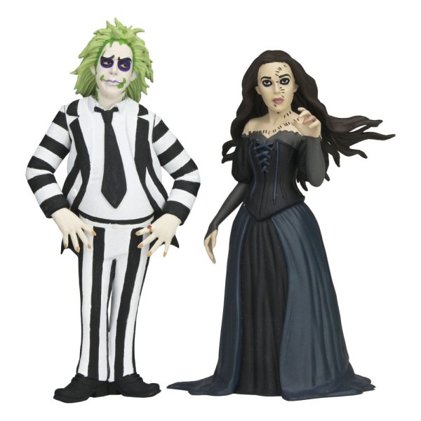 Beetlejuice Beetlejuice pack 2 Toony Terrors Beetlejuice & Delores figurines 15 cm