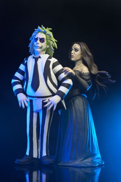 Beetlejuice Beetlejuice pack 2 Toony Terrors Beetlejuice & Delores figurines 15 cm