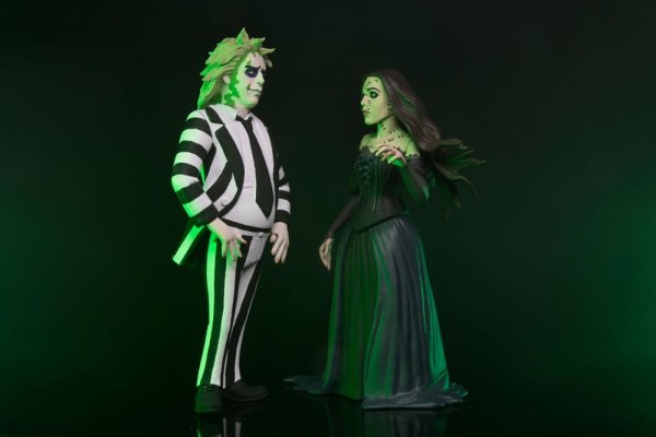 Beetlejuice Beetlejuice pack 2 Toony Terrors Beetlejuice & Delores figurines 15 cm