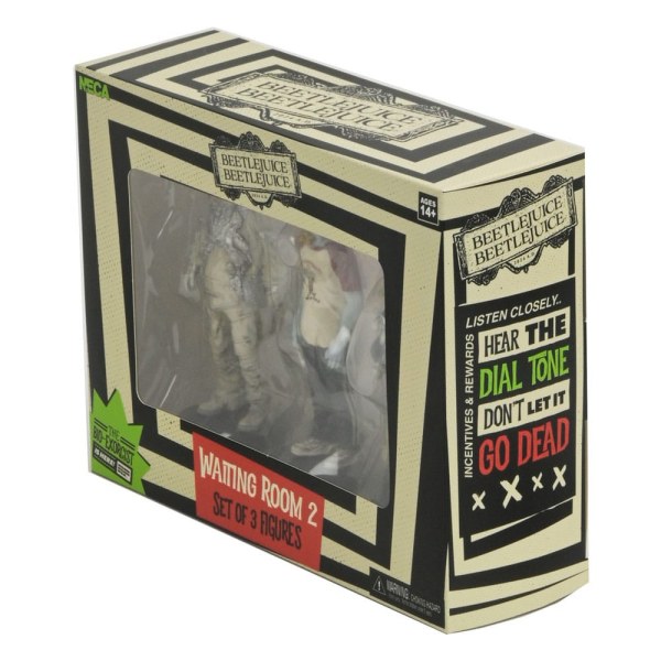 Beetlejuice Beetlejuice pack of 3 Waiting Room 2 figurines 10 cm