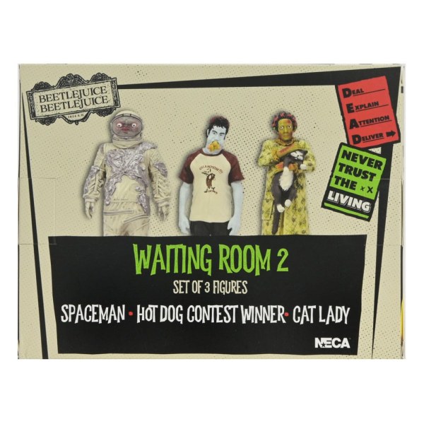 Beetlejuice Beetlejuice pack of 3 Waiting Room 2 figurines 10 cm