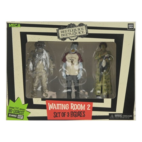 Beetlejuice Beetlejuice pack of 3 Waiting Room 2 figurines 10 cm