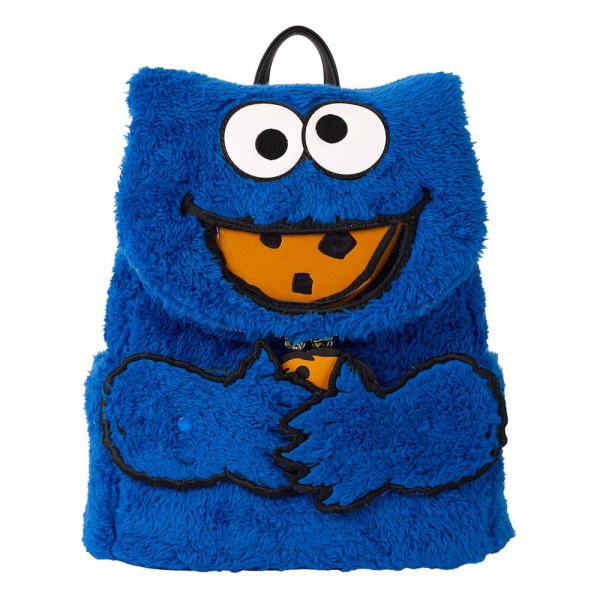 1, Sesame Street by Loungefly Plush Mini Cookie Monster Backpack