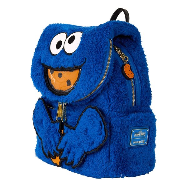 1, Sesame Street by Loungefly Plush Mini Cookie Monster Backpack