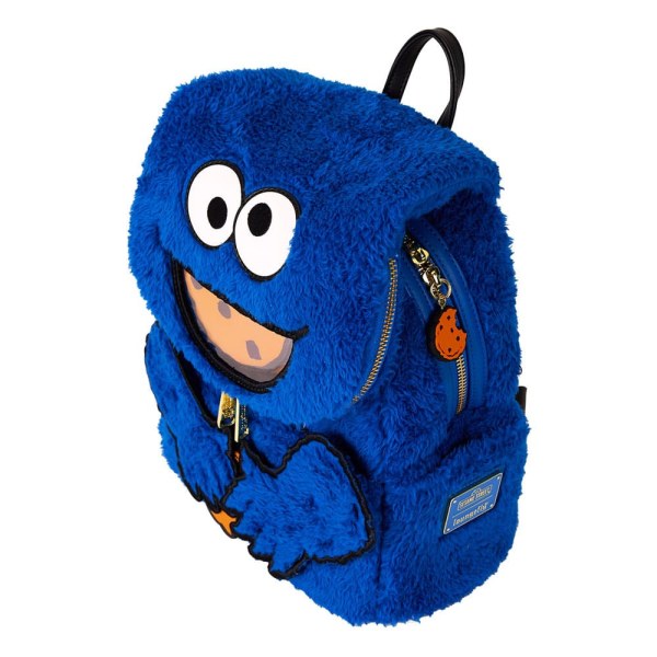 1, Sesame Street by Loungefly Plush Mini Cookie Monster Backpack