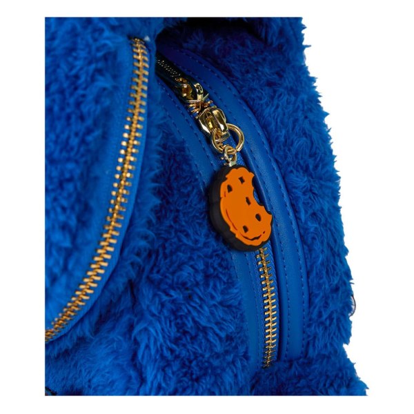 1, Sesame Street by Loungefly Plush Mini Cookie Monster Backpack