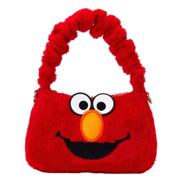 1, Sesame Street by Loungefly Plush Elmo shoulder bag