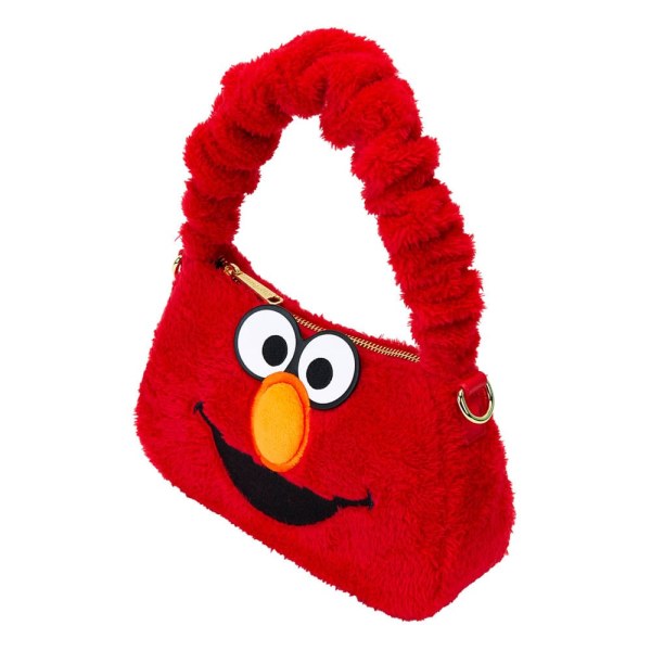 1, Sesame Street by Loungefly Plush Elmo shoulder bag