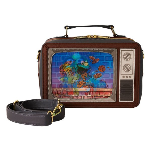 1, Sesame Street by Loungefly Retro TV shoulder bag
