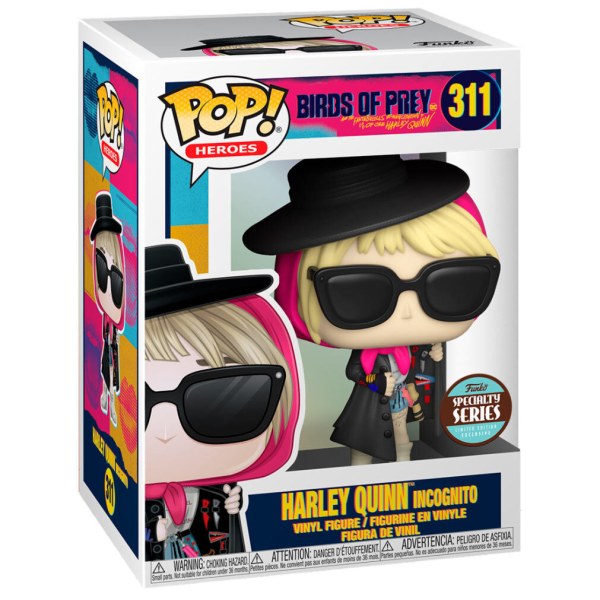 POP! 311 figure Birds of Prey Harley Quinn Incognito Exclusive