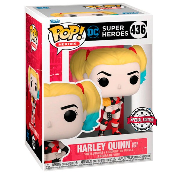 POP! 436 figure DC Comics Super Heroes Harley Quinn Exclusive